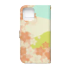 花日和 畳の桜日和 Book-Style Smartphone Case :back