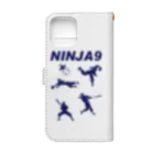 キッズモード某のNINJA9 Book-Style Smartphone Case :back