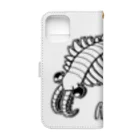 LalaHangeulのAnomalocaris (アノマロカリス) Book-Style Smartphone Case :back