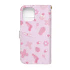 💗江崎びす子officialスズリ💗の病みかわいい Book-Style Smartphone Case :back