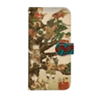 山歌和樂陽 浮世絵の猫浮世絵シリーズ　クリスマス　めいきんぐおぶ　おでんツリー Book-Style Smartphone Case