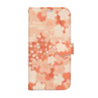 花日和 畳の桜爛漫の街 Book-Style Smartphone Case