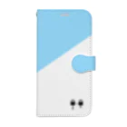 謎はないけど謎解き好きのお店の南京錠スマホケース（水色） / padlock smartphone case ( light blue ) Book-Style Smartphone Case