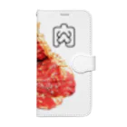 魚肉販売所の生肉肉 Book-Style Smartphone Case