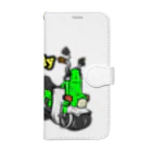 Miyano_Worksのミニバイクシリーズ (角シャリーver) Book-Style Smartphone Case