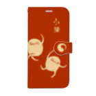 花日和 畳の小躍 夕 Book-Style Smartphone Case