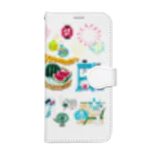 すとろべりーガムFactoryのドットSummer no.2 Book-Style Smartphone Case