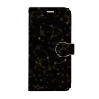 🪡patterie pattern shop🪡の手帳型iPhoneケース - STAR MAP Book-Style Smartphone Case