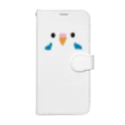 inko andのセキセイインコちゃん Book-Style Smartphone Case