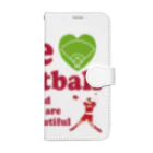 キッズモード某のwe love Softball Book-Style Smartphone Case