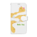 momolove のBaby hugにゃんこ(長毛茶トラ猫) Book-Style Smartphone Case