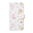 mikkoのribbon characters Book-Style Smartphone Case