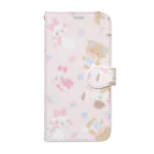 mikkoのribbon characters Book-Style Smartphone Case