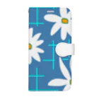 inko andの・ flower・ Book-Style Smartphone Case