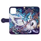 St.MariaのiPhone12/12Pro【Sylvatica】 Book-Style Smartphone Case:Opened (outside)