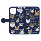 Toranbonのとらんぼん／猫とNeko Book-Style Smartphone Case:Opened (outside)