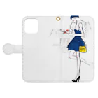 Jojo Yan | A Fashion Illustratorのこの本が好き Book-Style Smartphone Case:Opened (outside)