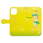 moctaaのLemon girl Book-Style Smartphone Case:Opened (outside)