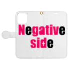 Negative sideのNegative side Book-Style Smartphone Case:Opened (outside)