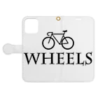 Wheelsのchari #01 Book-Style Smartphone Case:Opened (outside)