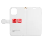 fetchFont.のfetchFont.logos DIN Book-Style Smartphone Case:Opened (outside)