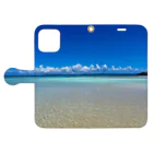 mizuphoto galleryのBreathing blue Book-Style Smartphone Case:Opened (outside)