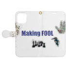 Making FOOLのMaking FOOL 003 手帳型スマホケースを開いた場合(外側)