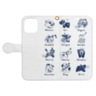 SU-KUのThe Zodiac of Fukushima Book-Style Smartphone Case:Opened (outside)