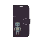 miomioのrobot Book-Style Smartphone Case