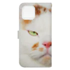 MARCO's CAT SHOPの魔除けメイ  Book-Style Smartphone Case :back