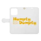 HUMPTY DUMPTYのHUMPTY DUMPTY STAFF用 手帳型スマホケースを開いた場合(外側)