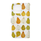 Miho MATSUNO online storeのLovely pears Book-Style Smartphone Case :back