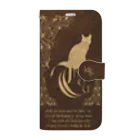 レトロネコ雑貨 華鳥風月の猫の物語02 Book-Style Smartphone Case