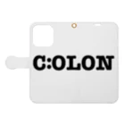 C:OLON(シーコロン)のC:OLON(シーコロン) Book-Style Smartphone Case:Opened (outside)