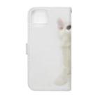 Milkoftheguineapigの白猫 Book-Style Smartphone Case :back