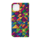 Contemporary　ArtのRandom color Book-Style Smartphone Case :back