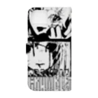 沼田ゾンビ⁉️のこれだよこれぐっず(B/W) Book-Style Smartphone Case :back