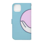 にゃんたまごの夢にゃんこ Book-Style Smartphone Case :back