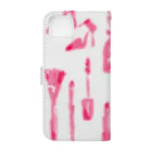 miyuki ohashi goods shopのPINK LOVER Book-Style Smartphone Case :back