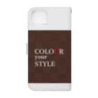 COLOUR_your_STYLEのCOLOUR your STYLE 手帳型スマホケースの裏面