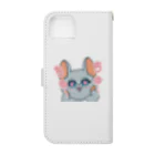 Chinchilla’ｓ（ちんちら～ず）のちゅ～ちゅ～マーニー Book-Style Smartphone Case :back