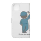 絵心屋空間のI'm an auto mechanic Book-Style Smartphone Case :back