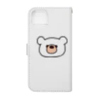 クマのブルくんのクマのブルくん Book-Style Smartphone Case :back