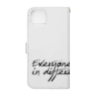 fukunosewagakariの良い事言う（ver.横） Book-Style Smartphone Case :back