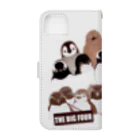 ヤママユ(ヤママユ・ペンギイナ)のPENGUINS THE BIG FOUR LIVE! Book-Style Smartphone Case :back