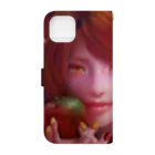 詠美びゃく夜 shopのtaijitu🍎🍏 Book-Style Smartphone Case :back