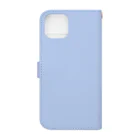 HIDEYUKIのおみせのチンアナゴ　スマホカバー Book-Style Smartphone Case :back