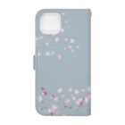 mo'sのsakura_dot Book-Style Smartphone Case :back