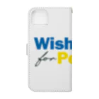 LONESOME TYPE ススのWish for Peace UKR🇺🇦 手帳型スマホケースの裏面