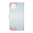 orange_honeyの桜65 Book-Style Smartphone Case :back